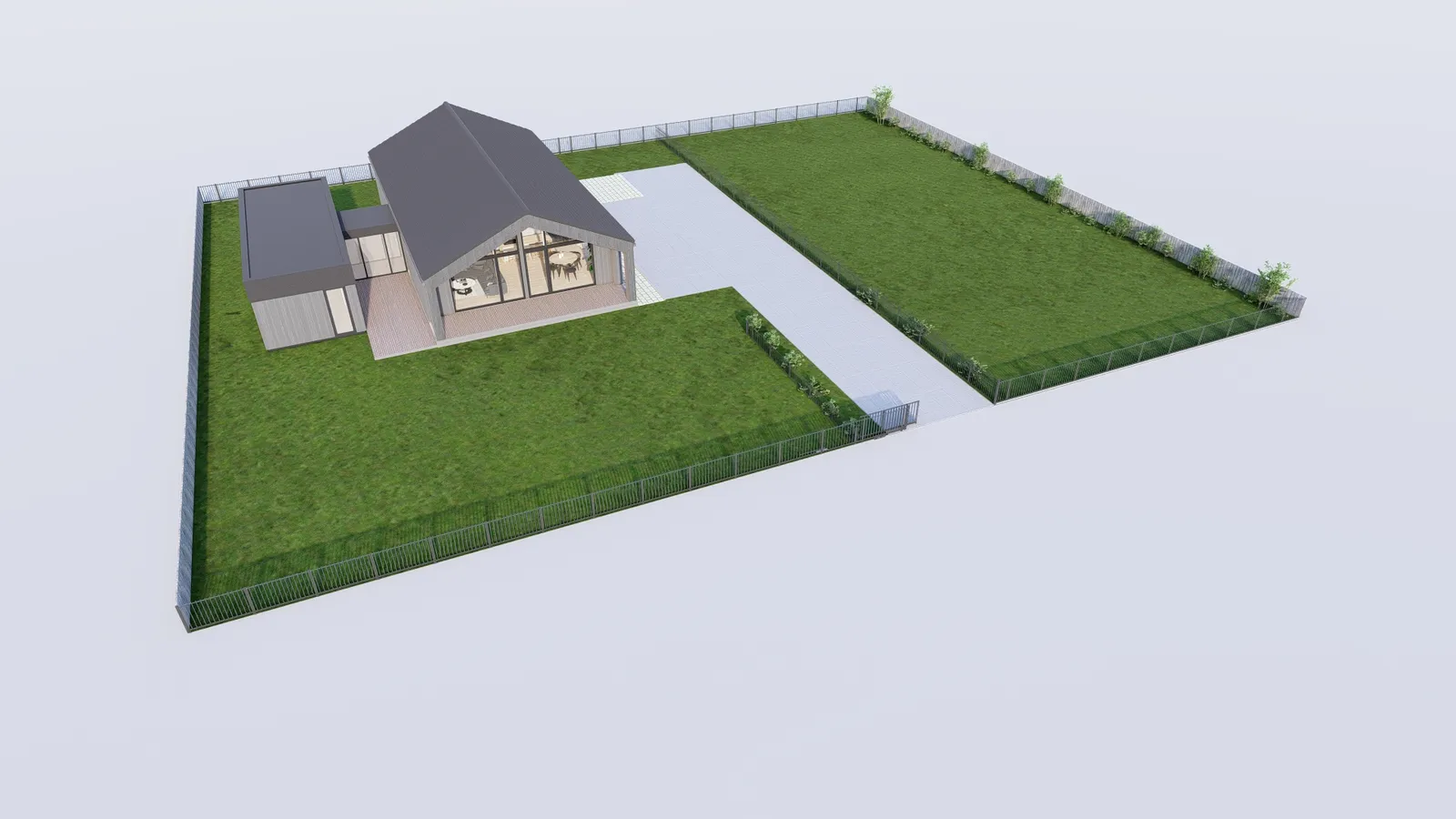 Annex and garden