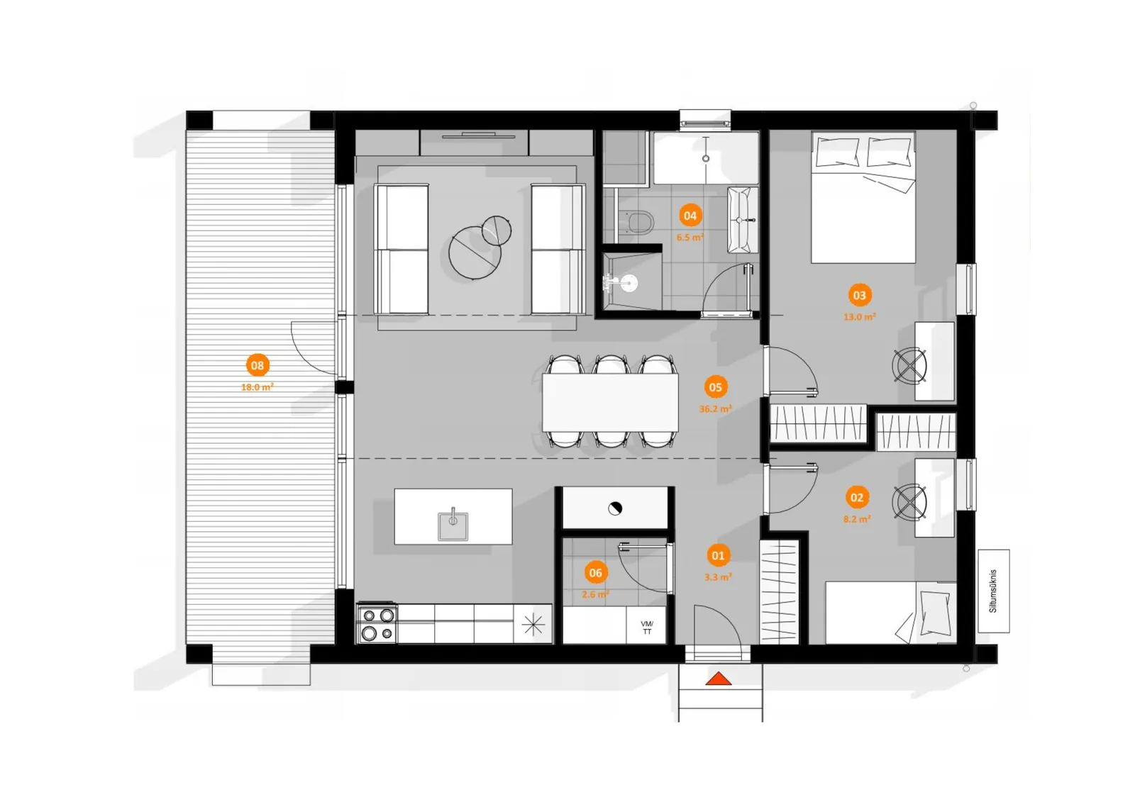 Als 70 — Floor plan