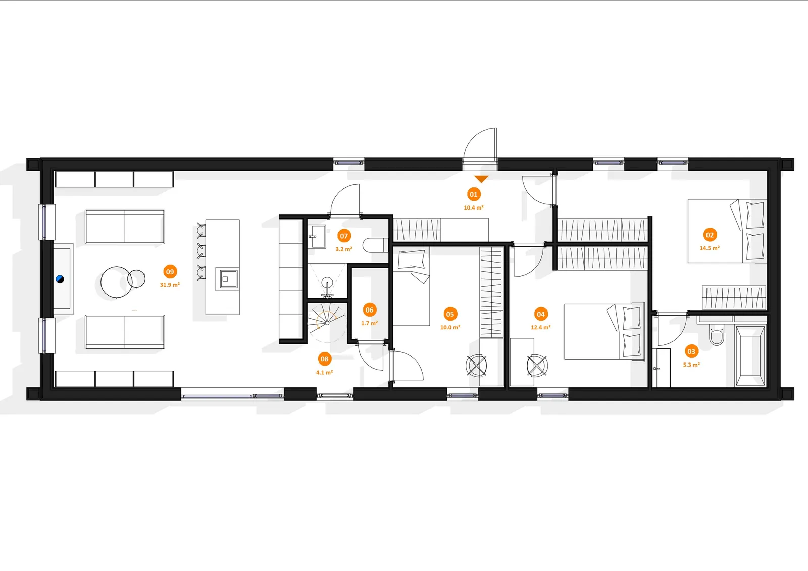 Aura 110 — Ground floor