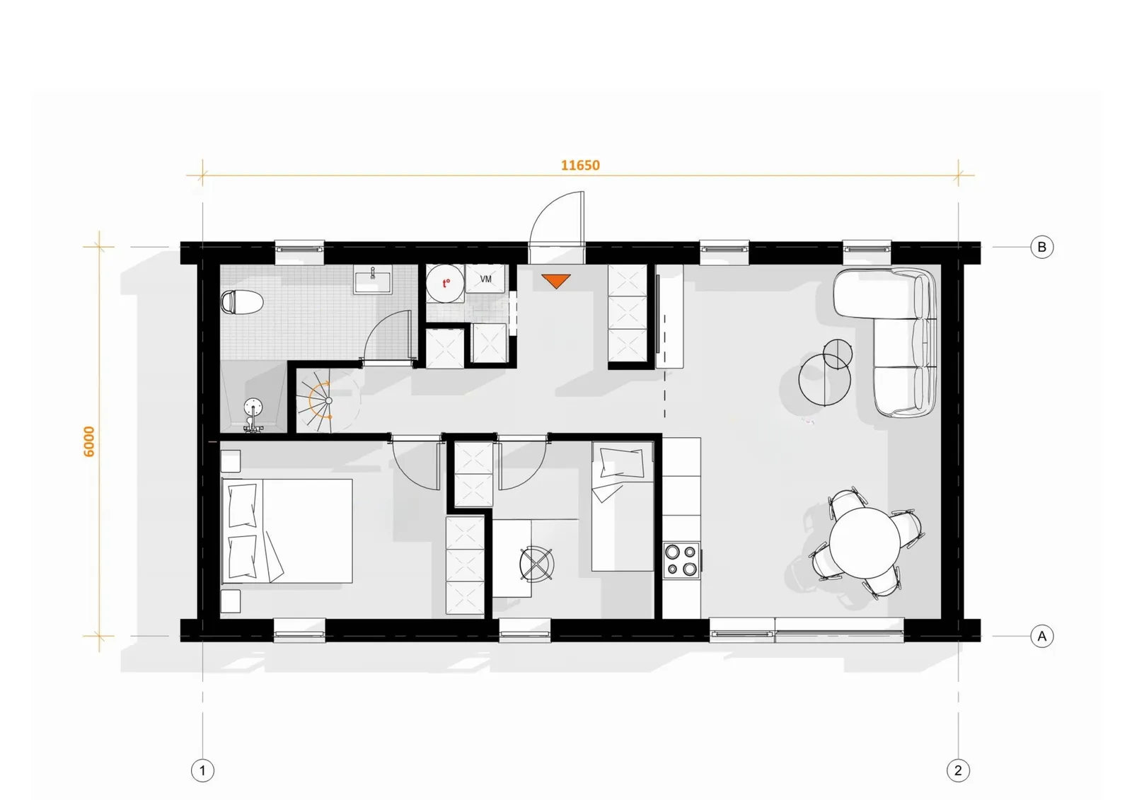 Aura 70 — Ground floor