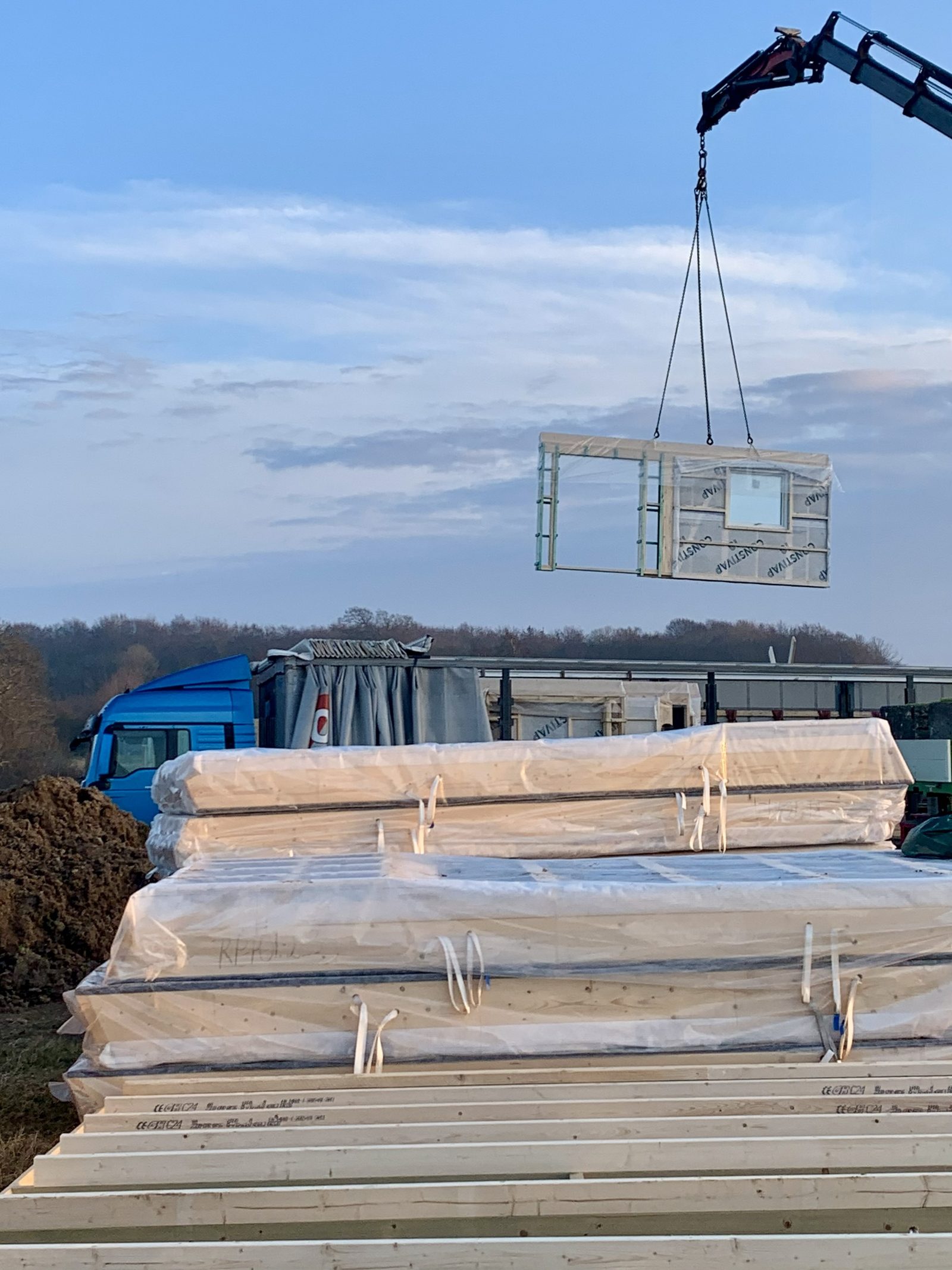 The factory kit on site